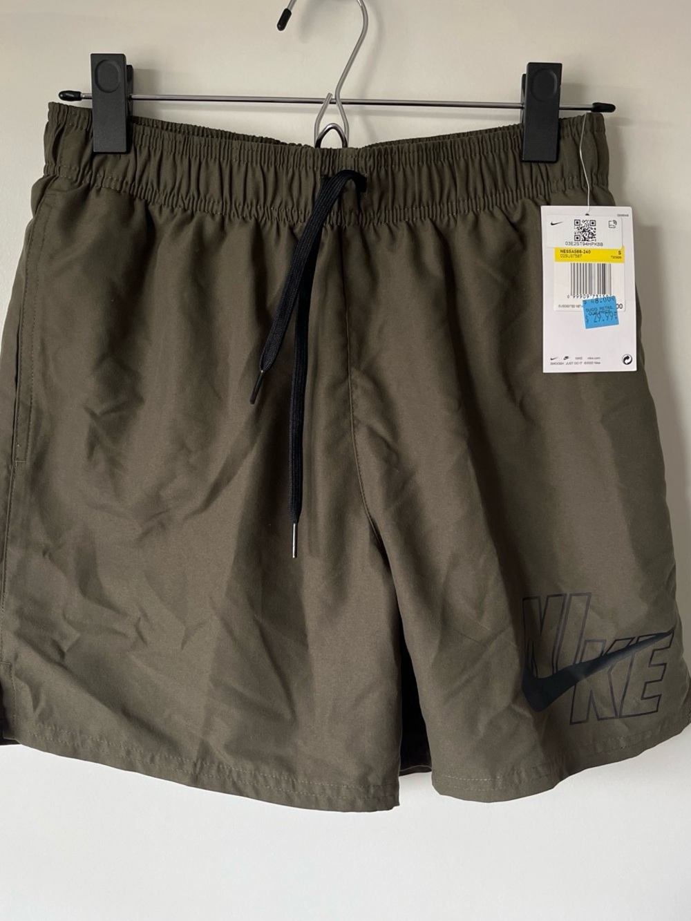 Nike Olive/Black Performance Swim Shorts